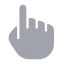Tap icon with bulk rounded style