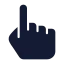 Tap icon with solid standard style