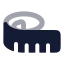 Tapemeasure icon with bulk rounded style