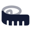 Tapemeasure icon with bulk rounded style