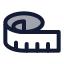 Tapemeasure icon with duotone standard style