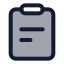 Task icon with duotone standard style