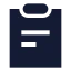 Task icon with solid sharp style
