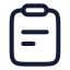 Task icon with stroke rounded style