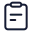 Task icon with stroke standard style