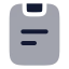 Task icon with bulk rounded style