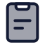 Task icon with duotone standard style