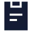 Task icon with solid sharp style