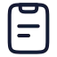 Task icon with stroke rounded style