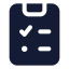 Taskdaily icon with solid standard style