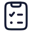 Taskdaily icon with stroke rounded style