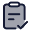 Taskdone icon with duotone standard style
