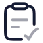 Taskdone icon with twotone rounded style