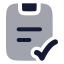 Taskdone icon with bulk rounded style