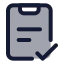 Taskdone icon with duotone standard style