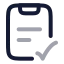 Taskdone icon with twotone rounded style
