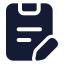 Taskedit icon with solid standard style
