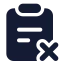 Taskremove icon with solid standard style