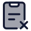 Taskremove icon with duotone standard style