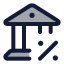 Taxes icon with duotone standard style
