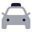 Taxi icon with bulk rounded style