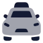 Taxi icon with bulk rounded style