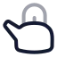 Teapod icon with twotone rounded style
