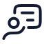 Teaching icon with stroke rounded style