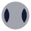 Tennisball icon with bulk rounded style