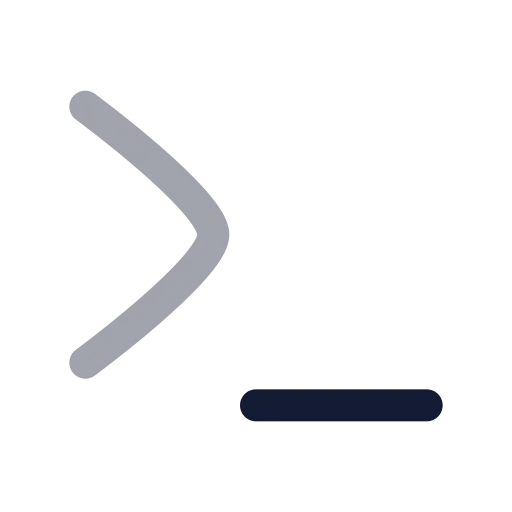 Terminal Icon in Twotone Rounded style