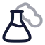 Testtube icon with twotone rounded style