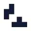 Tetris icon with solid sharp style