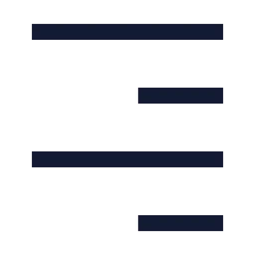 Text Align End Icon in Stroke Sharp style