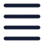 Textalignjustifycenter icon with solid rounded style