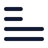 Text Align Justify Left icon preview