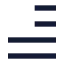 Textalignjustifyright icon with solid sharp style