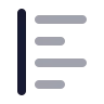 Text Align Left 01 icon preview