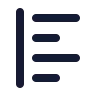 Text Align Left 01 icon preview