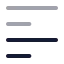 Textalignleft icon with twotone rounded style