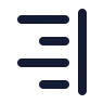 Text Align Right 01 icon preview