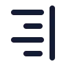 Text Align Right 01 icon preview