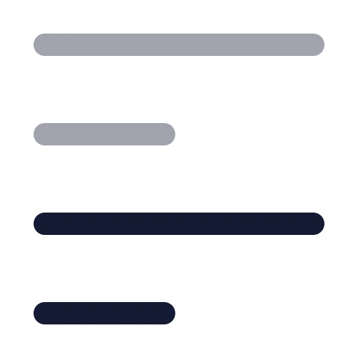 Text Align Start Icon in Twotone Rounded style