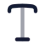 Text icon with bulk rounded style