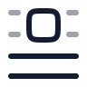 Text Centerline Center Top icon preview