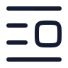 Text Centerline Left icon preview
