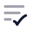 Textcheck icon with bulk rounded style