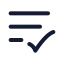 Textcheck icon with stroke rounded style
