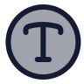 Text Circle icon preview