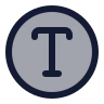 Text Circle icon preview