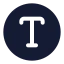 Textcircle icon with solid standard style